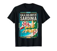 Cala Goloritzé Bandiera Sardegna Viaggi Costieri Arte Maglietta