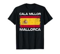 Cala Millor - Bandiera della Spagna di Maiorca Maglietta