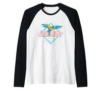 Cala Millor Isola di Maiorca Baleari Pappagallo Souvenir Maglia con Maniche Raglan