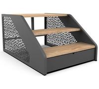 cala per Spa - SP-STEPS-7016B - Wood Grey - Accesso sicuro, robusta e stabile, facile da installare, compatibile con la maggior parte delle spa, comfort ottimale per uso quotidiano