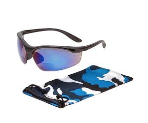 Calabria Rhino R91348 - Occhiali da lettura bifocali + 3.00, specchio blu