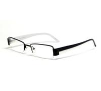 Calabria Viv 5003 Design Occhiali da Lettura Nero Bianco Semi-Montatura Scelta