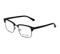 Calabria Viv Autentico Design Lettura Occhiali Vivid-257 IN Nero Gunmetal 52mm