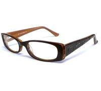Calabria Viv Bambini 45 MM Vivid-110 Design Lettura Occhiali Brown Marmo Crystal