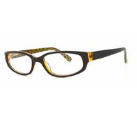 Calabria Vivace 725 Design Blu Luce Blocco Occhiali IN Marrone Leopardo Cateye