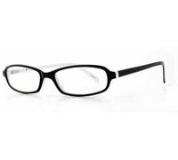 Calabria Vivace 743 Design Blu Luce Blocco Occhiali IN Nero Bianco Ovale 51mm