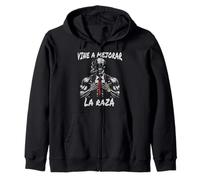 Calacas Chidas Gym Funny Sarcasm Slang Mexican Skull Sayings Felpa con Cappuccio
