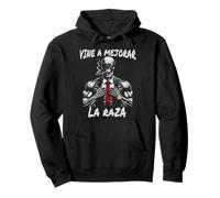 Calacas Chidas Gym Funny Sarcasm Slang Mexican Skull Sayings Felpa con Cappuccio