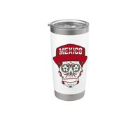 Calacas Chidas Sugar Skull Funny Mexican Skeleton Sarcastic Bicchiere termico in acciaio inox doppia parete