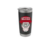 Calacas Chidas Sugar Skull Funny Mexican Skeleton Sarcastic Bicchiere termico in acciaio inox doppia parete