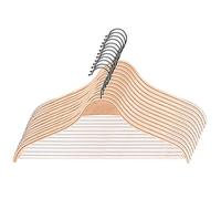 Calading Bar Kadax Made in legno con spalle stanche, ponti di pantaloni, staffa di cameriera che saluta lo spazio per pantaloni, gonna, camicia, abito, gancio metallico rotabile a 360 ° (12)