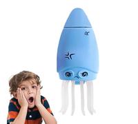 Calamari artificiali - 10 Cm Grande Giocattolo di espulsione Fluorescente, Gag Divertente, Gioco Interattivo Sulla Scrivania | Nuovo Giocattolo Per Bambini, Scherzi Pratici, Sciopero