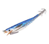 Calamari di betulla, esca da pesca retroilluminante al buio, gancio retroilluminato con design realistico per traina surf costa buio mare profondo