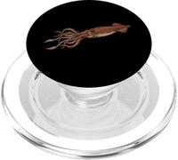 Calamaro Gigante Illustrazione Oceano Acque Profonde PopSockets PopGrip per MagSafe