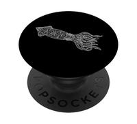 Calamaro Gigante Mandala Estetica PopSockets PopGrip Adesivo