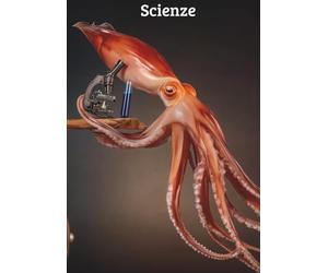 Calamaro per scienze: Formato A4 a quadretti 5mm.Colorati, educativi e irresistibili - I quaderni con animali che rendono ogni materia più divertente.