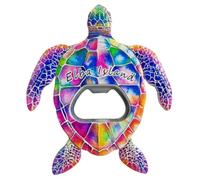 Calamita 3D a forma di tartaruga dell'isola d'Elba Italia, apribottiglie da frigorifero, in resina, realizzata a mano, decorazione per la casa e la cucina
