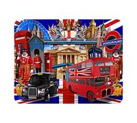 Calamita 3D LiveLife - Visita a Londra di Deluxebase. Calamita da Frigorifero 3D Lenticolare a tema Londra. Decorazioni magnetiche per bambini e adulti con opera d'arte del celebre Michael Searle