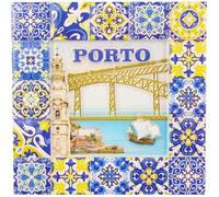 Calamita 3D per frigorifero, souvenir turistico di Porto Portogallo, per la casa, la cucina, la decorazione del frigorifero, magneti per souvenir artigianali