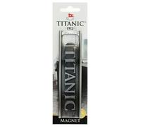 Calamita apribottiglie Titanic 1912 metallo vintage linea stella bianca regal...