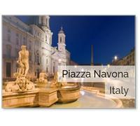 Calamita da frigo L'alba A Piazza Navona, Roma