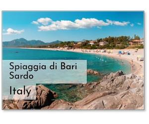 Calamita da frigo Sardegna, Spiaggia Di Bari Sardo, in Ogliastra Italia