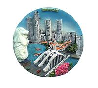 Calamita da Frigorifero 3D Glow-in-The-Dark Singapore Souvenir Tourist Gift Collection Home & Cucina Decorazione Magnetica Adesivo Singapore Frigorifero Magnete
