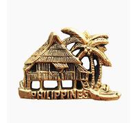 Calamita da frigorifero 3D in legno House of Filippines regalo regalo regalo casa cucina decorazione magnetica adesivo Filippine frigorifero magnete collezione