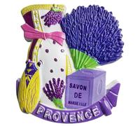 Calamita da frigorifero 3D in Provenza, Francia, souvenir da viaggio, con attrazioni cittadine, magnete decorativo tridimensionale, decorazione per la casa e la cucina