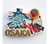 Calamita da frigorifero 3D Osaka Giappone da viaggio souvenir regalo casa cucina frigorifero decorazione adesivo magnetico Craft Collection