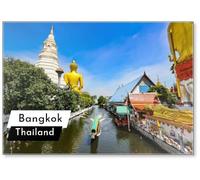 Calamita da frigorifero a Bangkok, Thailandia, città tempio