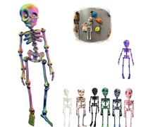Calamita Da Frigorifero A Forma Di Scheletro Snodabile, Calamite Da Frigorifero A Forma Di Scheletro Gotico Divertente Stampate In 3d, Con Giunti Mobili, Per Frigorifero, Armadietto (G)