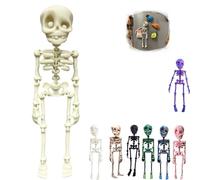 Calamita Da Frigorifero A Forma Di Scheletro Snodabile, Calamite Da Frigorifero A Forma Di Scheletro Gotico Divertente Stampate In 3d, Con Giunti Mobili, Per Frigorifero, Armadietto (H)