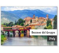 Calamita da frigorifero Bassano Del Grappa Città Vecchia e Ponte Degli Alpini