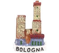 Calamita da frigorifero Bologna Italia souvenir turistico decorazione casa frigorifero creativo dipinto a mano collezione artigianale