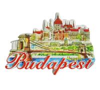 Calamita da frigorifero Budapest Ungheria souvenir turistico decorazione 3D Craft Collection