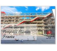 Calamita da frigorifero Centre Georges Pompidou, Parigi, design 1