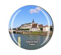 Calamita da frigorifero Chalon-sur-Saone Francia per souvenir turistico Frigorifero magnetico collezione di adesivi