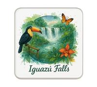 Calamita da frigorifero con cascate dell'iguazù, Argentina, idea regalo per collezionisti e decorazioni per la casa