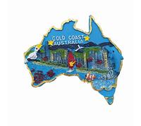 Calamita da Frigorifero con Costa Dorata Australiana, Souvenir, Idea Regalo per la casa e la Cucina