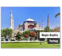 Calamita da frigorifero con la Basilica di Santa Sofia a Istanbul