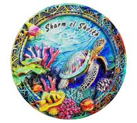 Calamita da frigorifero con Sharm el Sheikh, souvenir da viaggio, decorazione magnetica 3D
