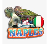 Calamita da frigorifero Napoli Italia, collezione in legno 3D, fatta a mano, souvenir da viaggio, decorazione per la casa, regalo -425