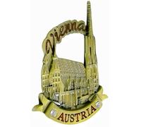 Calamita da frigorifero Vienna Austria souvenir turistico magnete decorativo in metallo