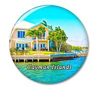 Calamita decorativa per frigorifero delle isole Cayman con magnete da viaggio per souvenir da viaggio collezione turistica città regalo lavagna da cucina