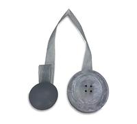 CALAMITA FERMA TENDA IN LEGNO CALAMITE PER TENDE LEGATENDE BOTTONE GRIGIO