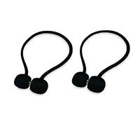 CALAMITA Ferma Tenda Smart © TIEBACK Fibbia per Tende 2 Pezzi - Nero