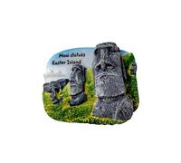 Calamita Frigorifero Cile Isola di Pasqua Statue Moai Rapa Nui M2