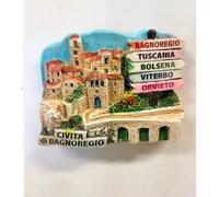 CALAMITA MAGNETE FRIGO 3D SOUVENIR CIVITA DI BAGNOREGIO 003 LAZIO