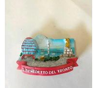 CALAMITA MAGNETE FRIGO 3D SOUVENIR COLORE ROSSO SAN BENEDETTO DEL TRONTO MARCHE